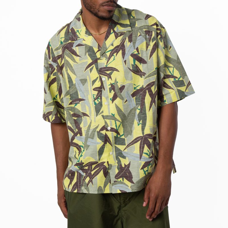 Mens Chiku-Rin Camo Hawaiian Shirt