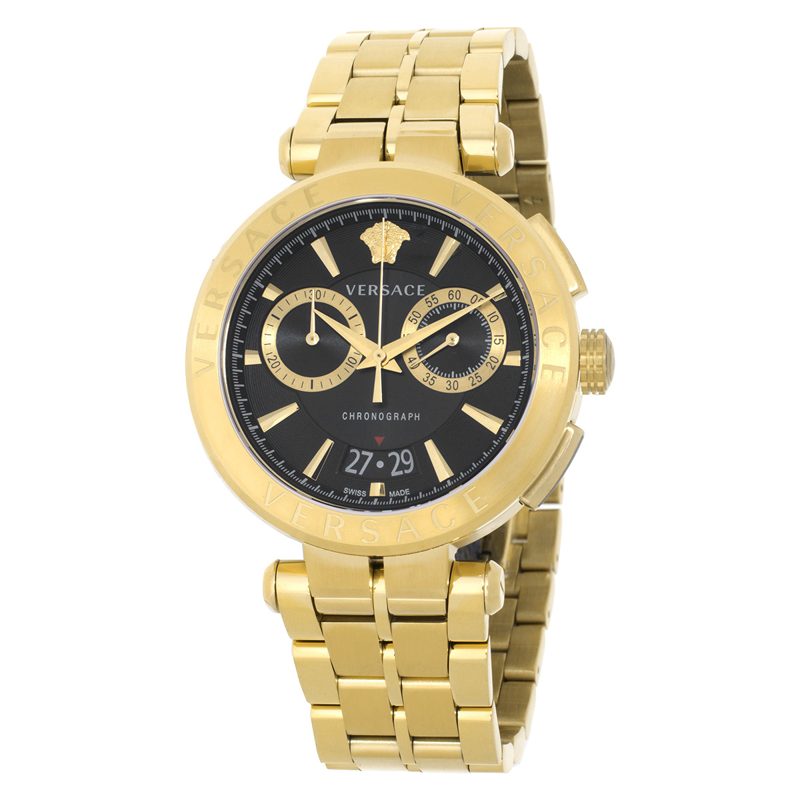 Aion Chronograph Quartz Black Dial Mens Watch VE1D02823