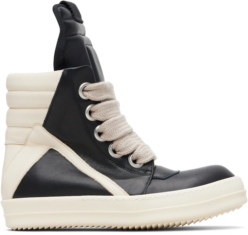 Black Temple Jumbolace Geobasket Sneakers 261232M236011