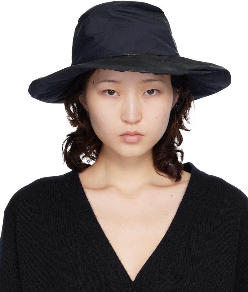Navy Coated Cotton Hat 261168F016000