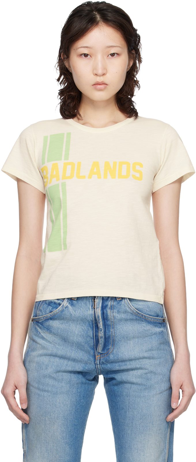 오프화이트 Badlands T-shirt 261168F110004