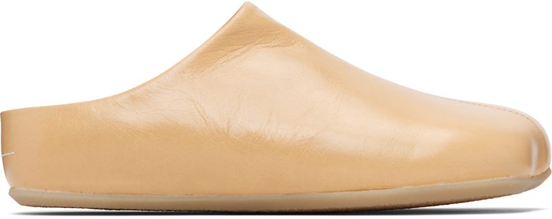 Beige Factory Sabot Loafers 261188F121002