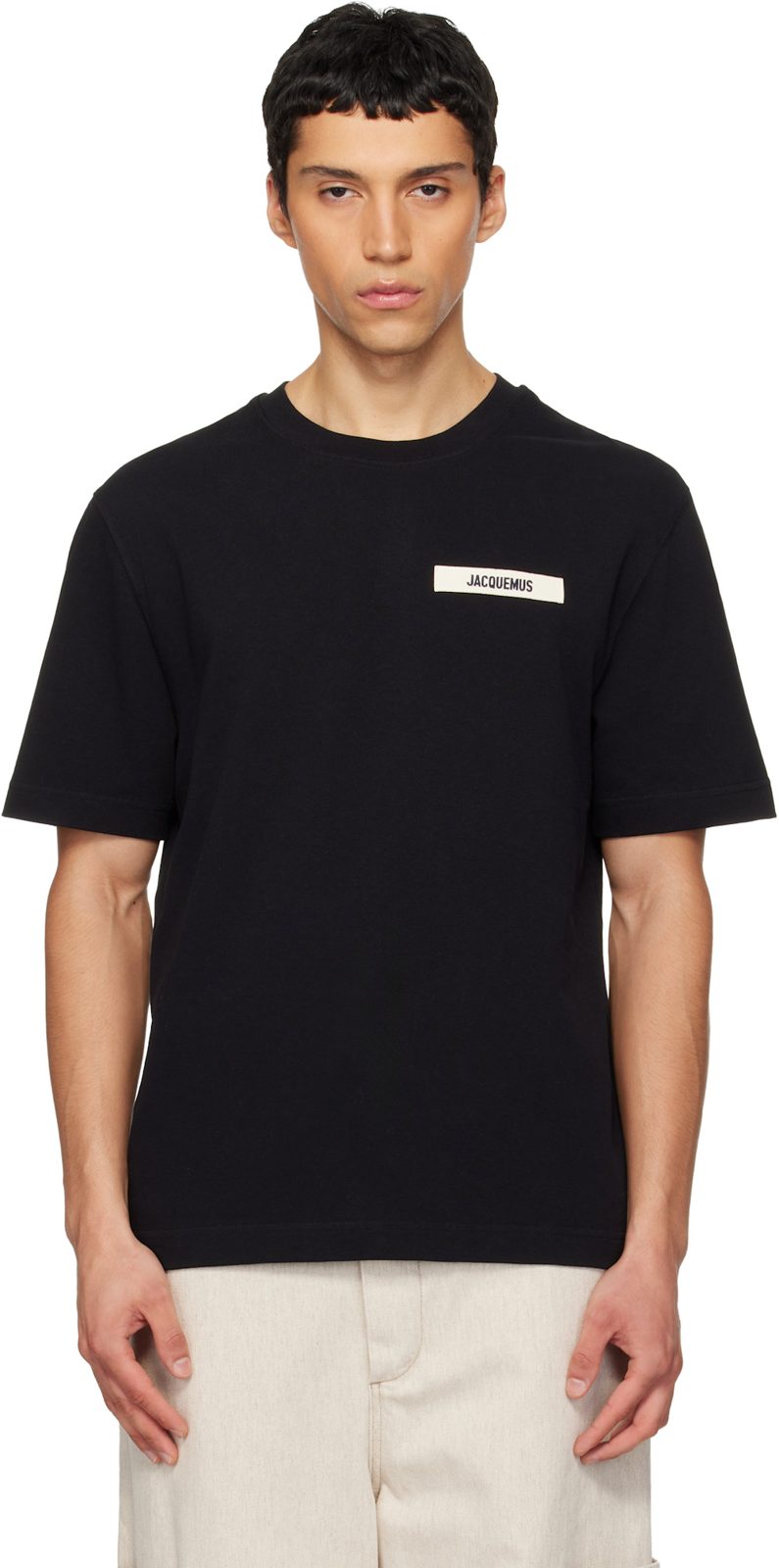 Black Les Classiques The Gros Grain T-shirt 261553M213002