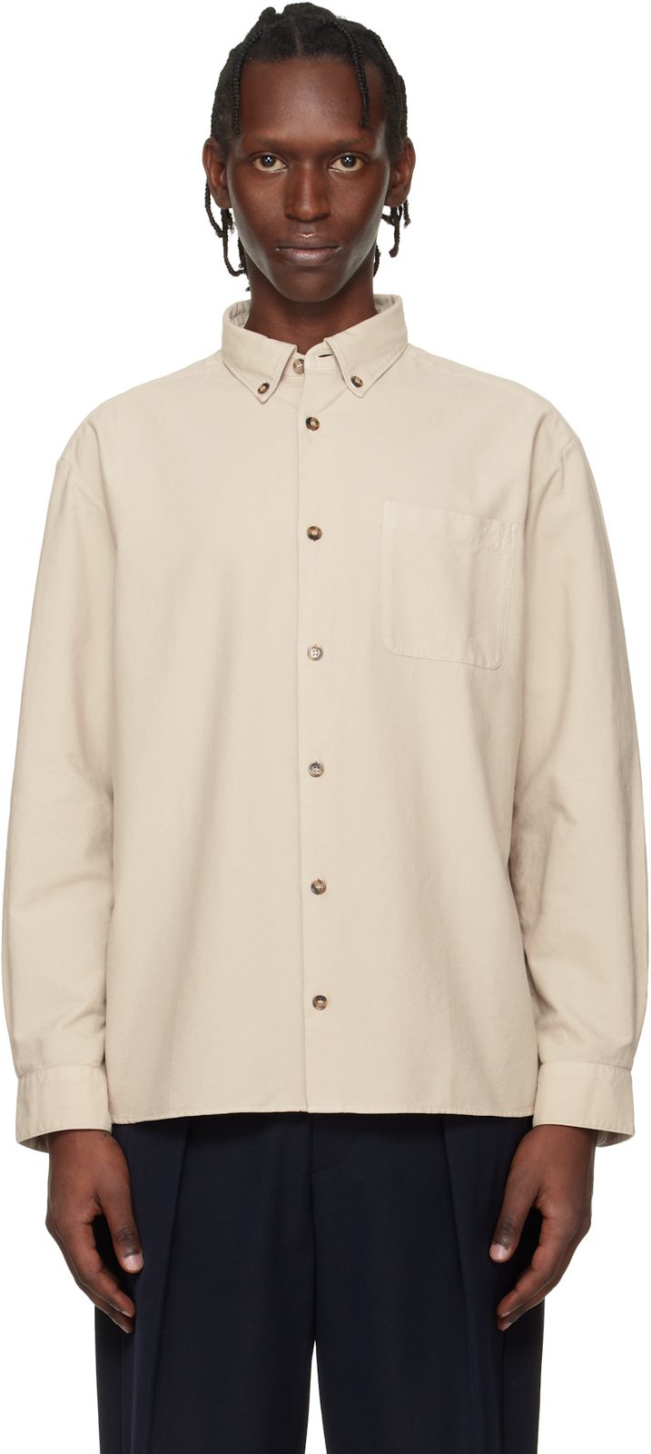 Beige Mateo Logo Shirt 261252M192018