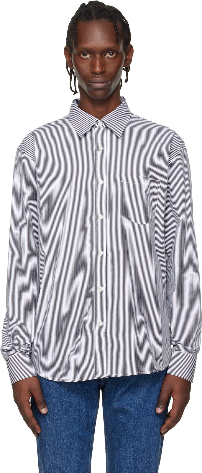 White & Black Owen Shirt 261252M192026