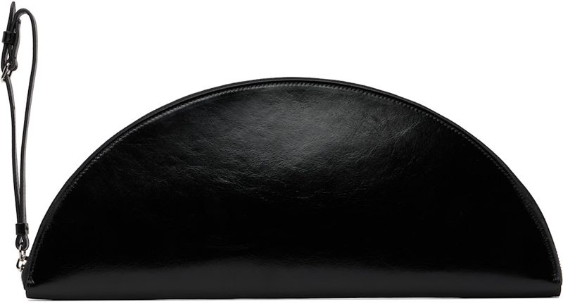 Black Big Halfmoon Clutch 261168F044000