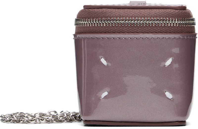 Purple Mini Cube Chain Bag 261168F048009