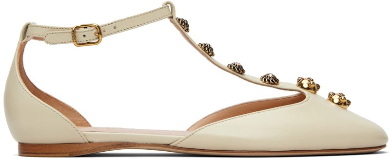 Chloe [오프화이트] Celeste Ballerina Flats 261338F118005