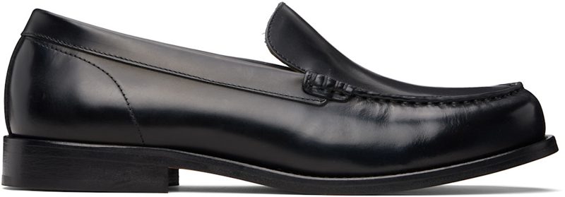Black Moc Loafers 261252F121000