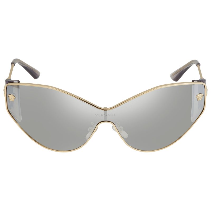 Light Gray Mirrored Silver Cat Eye Ladies Sunglasses VE2239 12526G 147