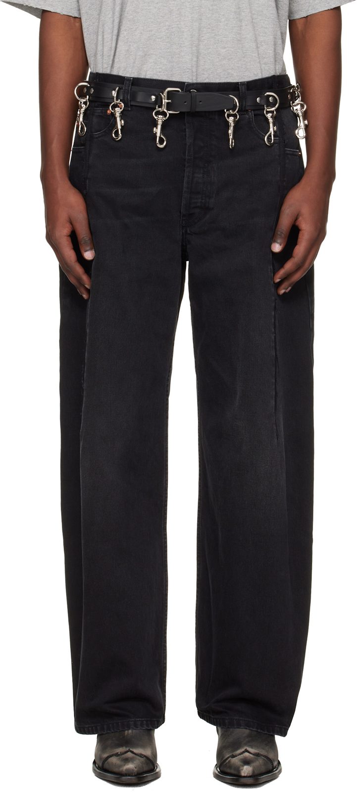 Black Cut Jeans 261669M186015