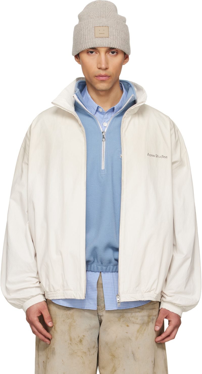 오프화이트 Logo Zipper Jacket 261129M180004