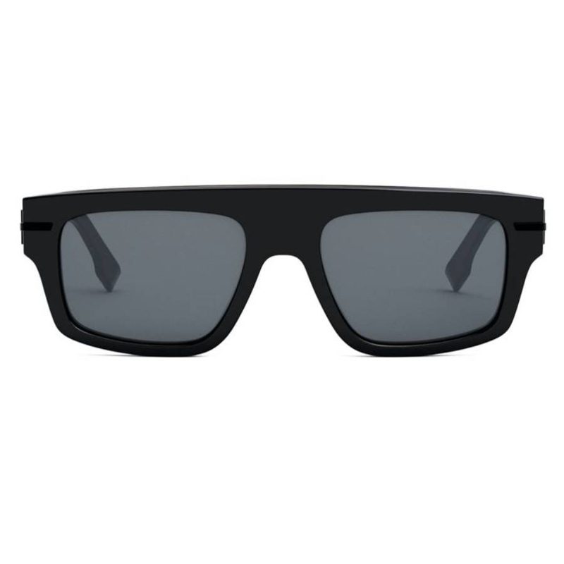 Grey Browline Mens Sunglasses FE40091U 01A 54