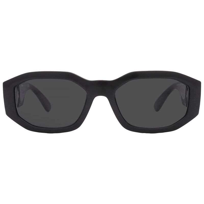Dark Grey Geometric Unisex Sunglasses VE4361 GB1/87 53
