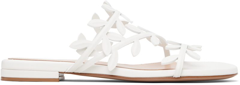 White Flavia Sandals 261090F124002