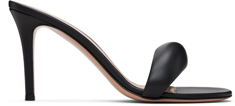 Black Bijoux Mule 85 Heeled Sandals 261090F125029