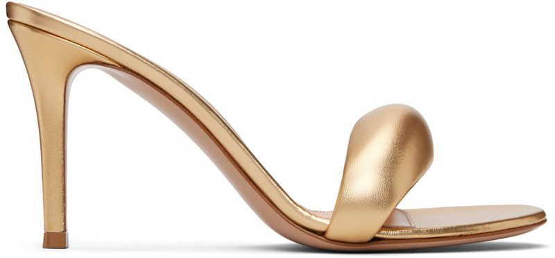 Gold Bijoux Mule 85 Heeled Sandals 261090F125027