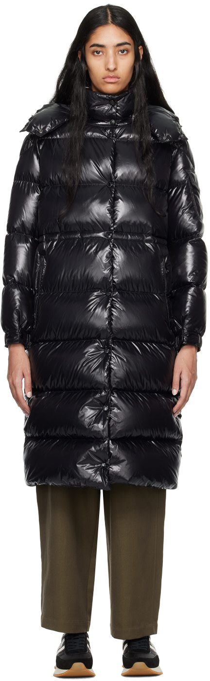Black Cavettaz Down Coat 242111F061056