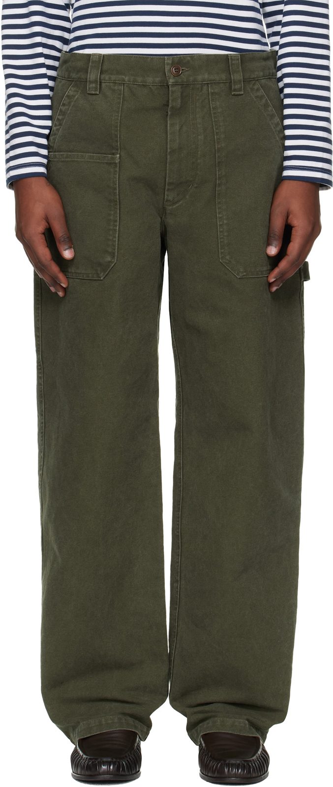 Khaki Albo Trousers 261600M191001