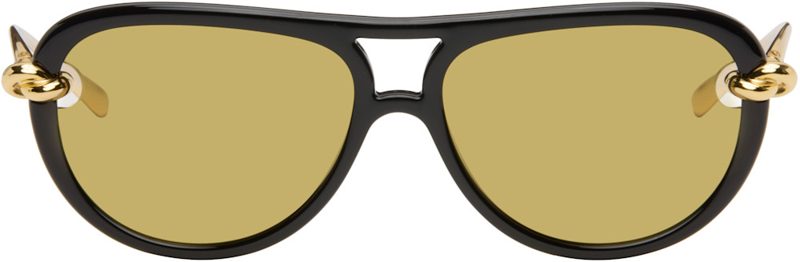 Black Knot Aviator Sunglasses 261798F005005