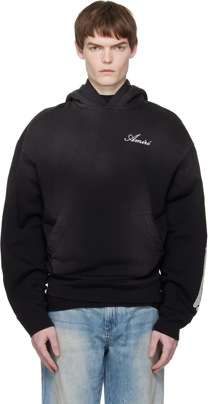 Black Bones Oversized Hoodie 261886M202004