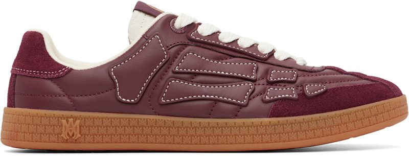 Burgundy Pacific Football Sneakers 261886M237024