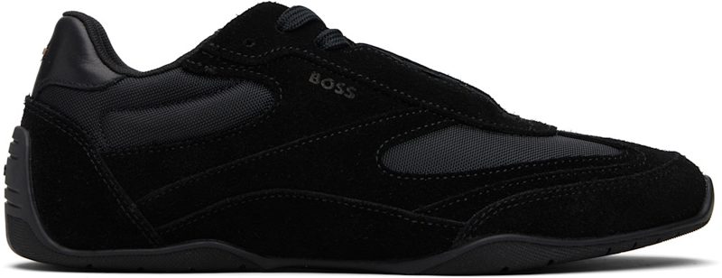 Black Suede Sneakers 261085M237025
