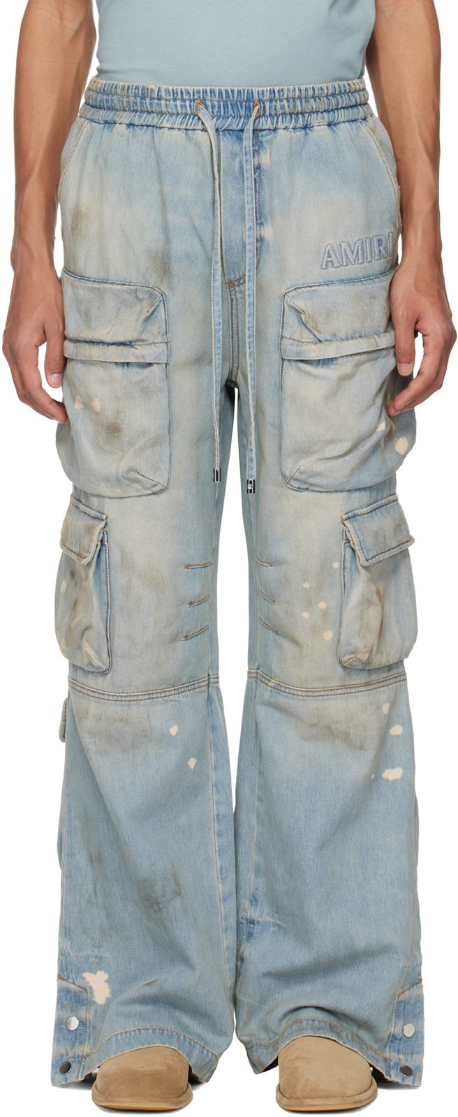 Blue Cargo Jeans 261886M186012