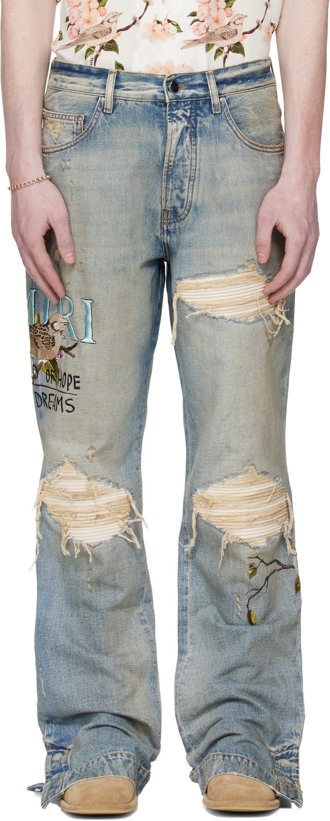Blue Chateau MX1 Straight Flare Jeans 261886M186056
