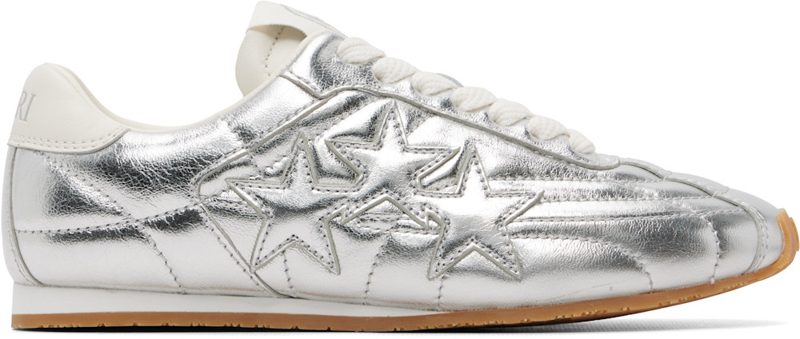 Silver Pacific Football Slim Sneakers 261886F128000