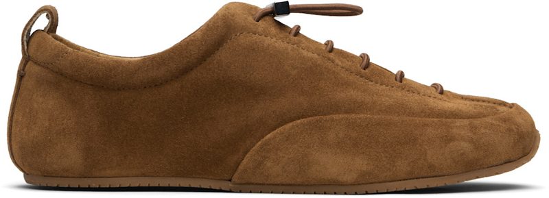 BY FAR Tan Prudent Sneakers 261289F128001