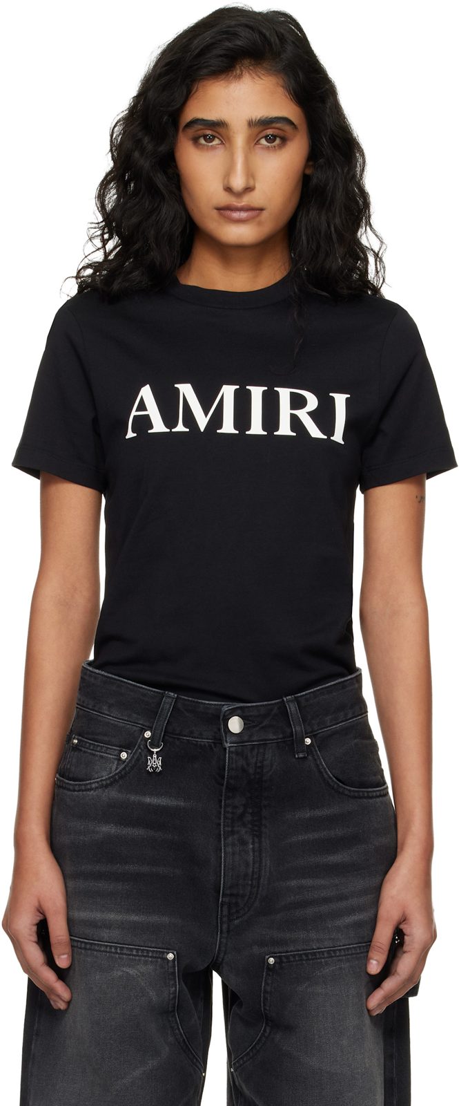 Black [아미리] Core Logo T-shirt 261886F110017