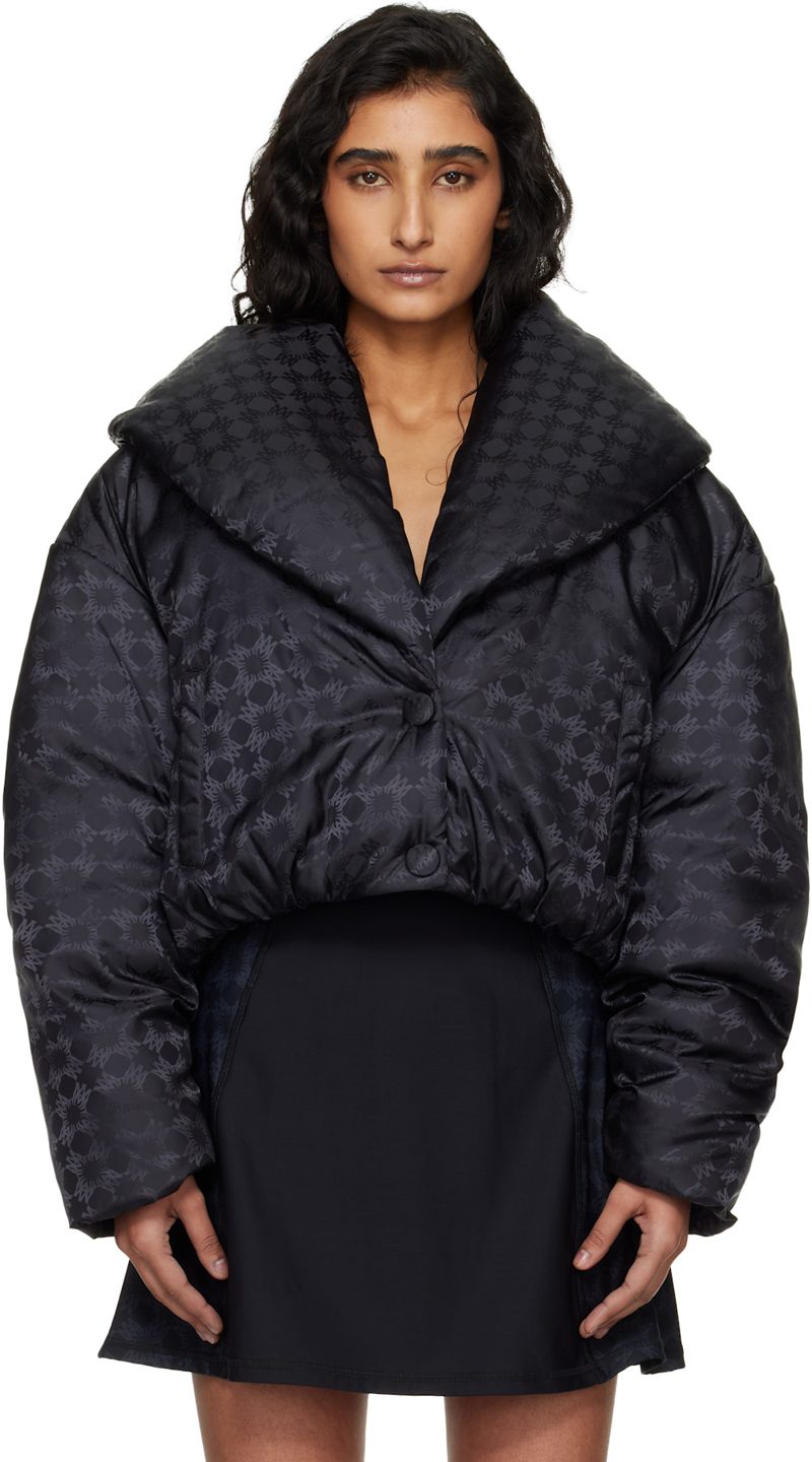 Black MA Quad Shawl Down Jacket 261886F061007
