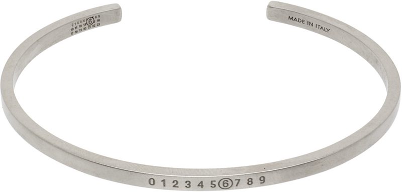 Numeric Minimal Signature Cuff Bracelet 261188M142003