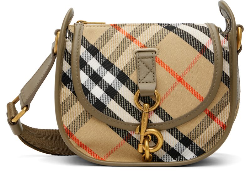 Beige Mini B Clip Messenger Bag 261376F048009