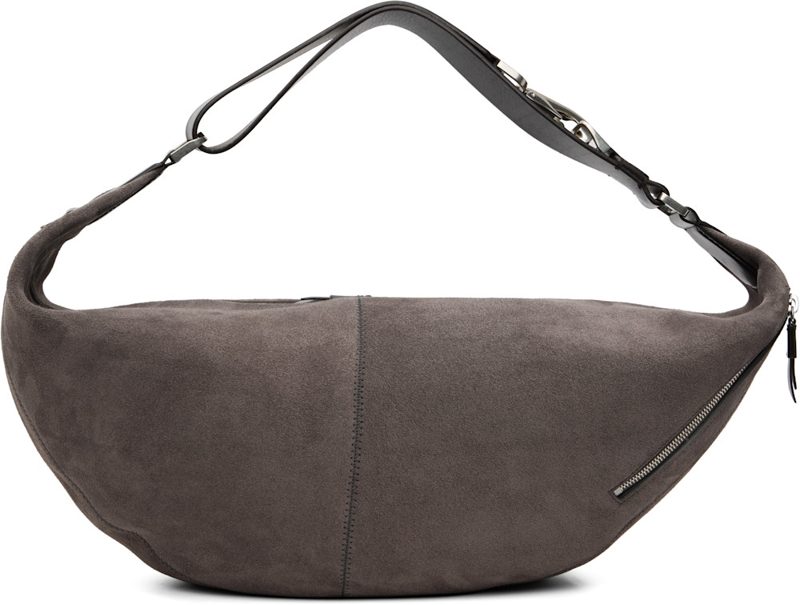 Taupe Quiver Clip Bag 261646M170050