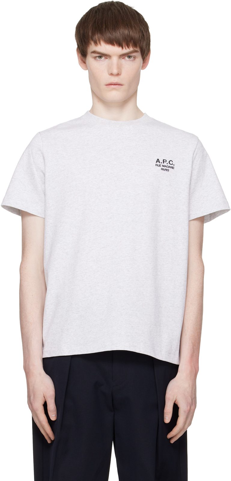 Gray Standard Rue Madame T-shirt 261252M213030