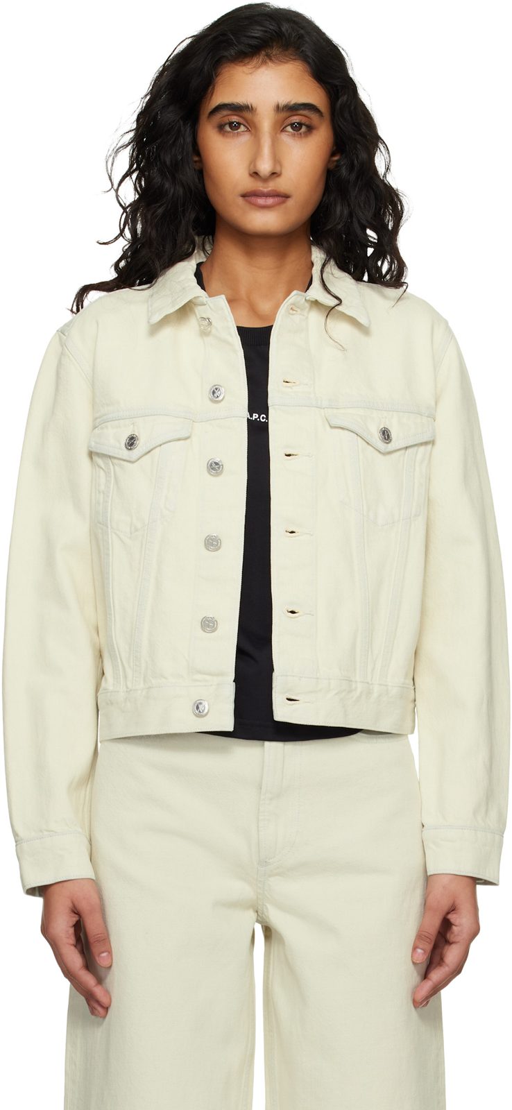 오프화이트 Dion Denim Jacket 261252F060001