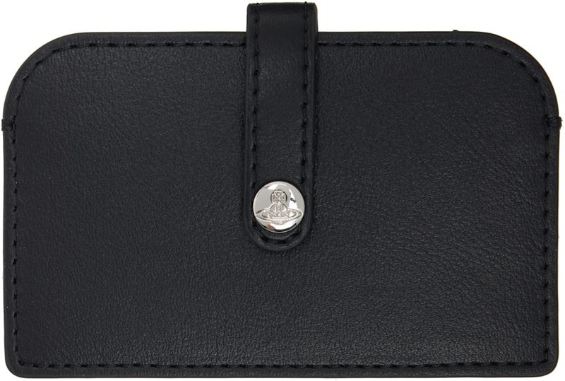 Black Accordion Card Holder 261314M163014