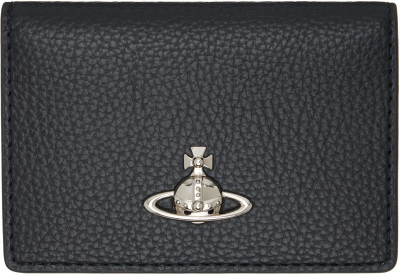 Black Bifold Card Holder 261314M163049