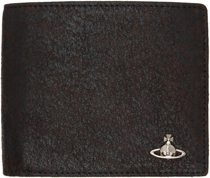 Brown Coin Pocket Man Wallet 261314M164023