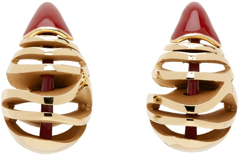 Gold Drop Earrings 242798F022016