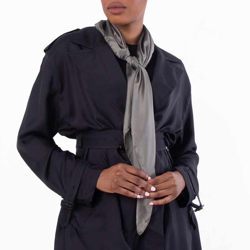 Womens Cassandra Square Scarf Silk