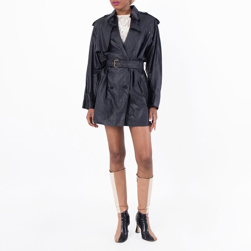 Womens Franny Mid-Length Trench Coat