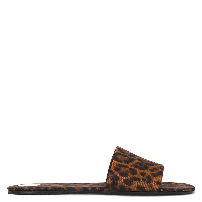 Leopard Grosgrain Carlyle Slides
