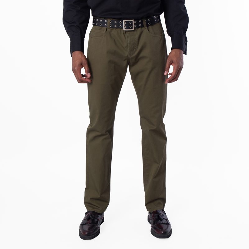 Relaxed Slim Cotton Pants