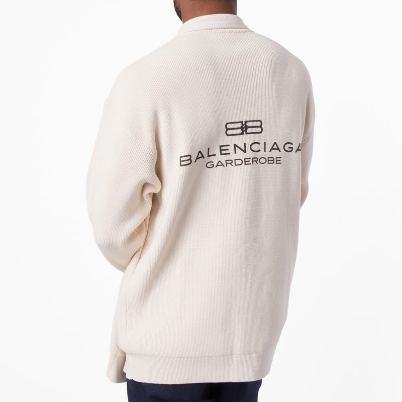 Interwined Zip Up Oversized Sweater