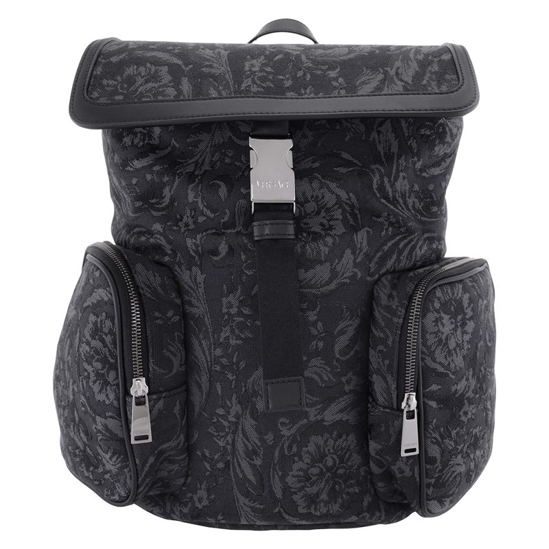 Barocco Black Backpack