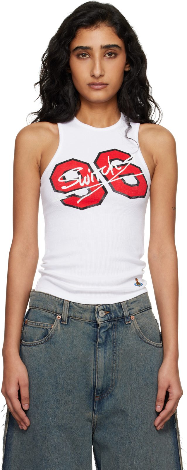 White 96 Switch 90s Tank Top 261314F111013