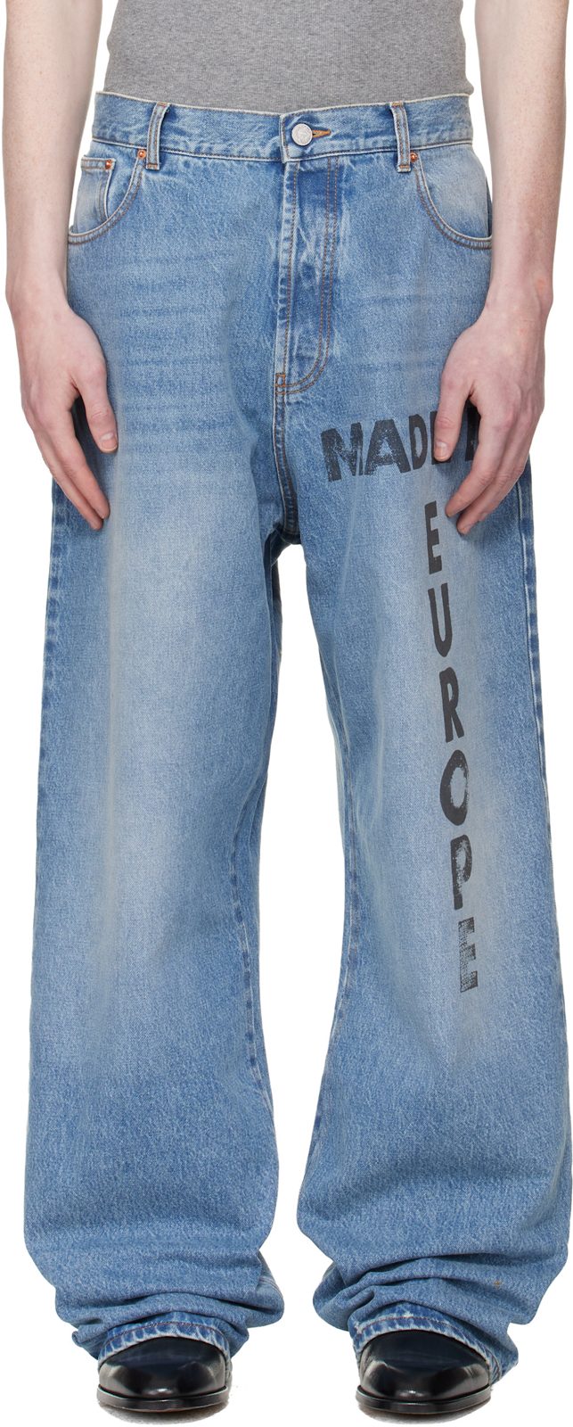 Blue Made In Europe Jeans 261669M186007